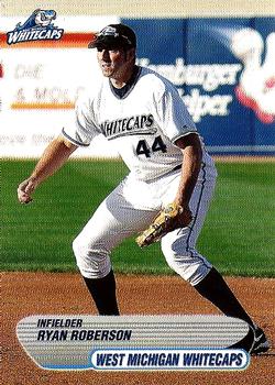 2006 Choice West Michigan Whitecaps #19 Ryan Roberson Front