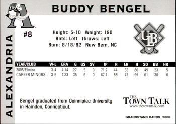 2006 Grandstand Alexandria Aces #23 Buddy Bengel Back