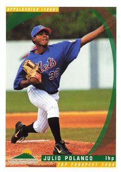 2006 Grandstand Appalachian League Top Prospects #NNO Julio Polanco Front