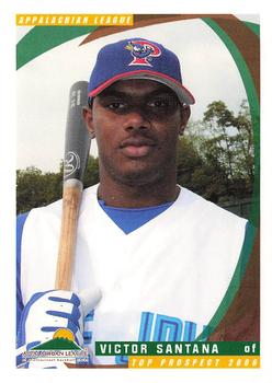 2006 Grandstand Appalachian League Top Prospects #NNO Victor Santana Front