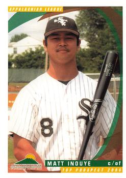 2006 Grandstand Appalachian League Top Prospects #NNO Matt Inouye Front