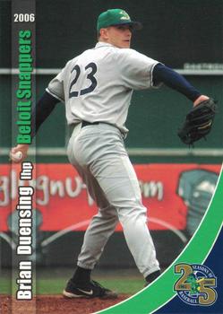 2006 Grandstand Beloit Snappers #NNO Brian Duensing Front