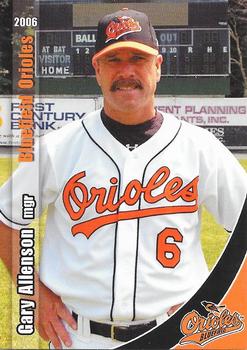 2006 Grandstand Bluefield Orioles #1 Gary Allenson Front