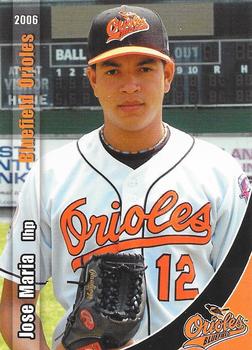 2006 Grandstand Bluefield Orioles #27 Jose Maria Front