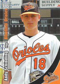 2006 Grandstand Bluefield Orioles #32 Andy Schindling Front