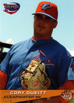 2006 Grandstand Clearwater Threshers #NNO Cory Dueitt Front