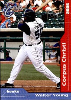 2006 Grandstand Corpus Christi Hooks #4 Walter Young Front