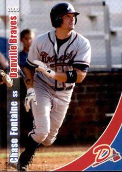 2006 Grandstand Danville Braves #21 Chase Fontaine Front
