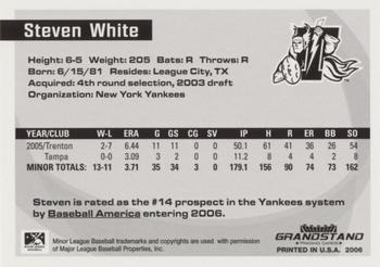 2006 Grandstand Eastern League Top Prospects #NNO Steven White Back