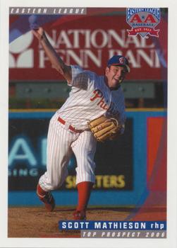 2006 Grandstand Eastern League Top Prospects #NNO Scott Mathieson Front
