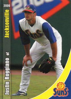 2006 Grandstand Jacksonville Suns #25 Justin Ruggiano Front