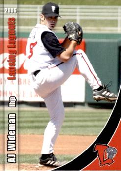 2006 Grandstand Lansing Lugnuts #NNO A.J. Wideman Front