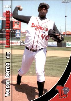 2006 Grandstand Lansing Lugnuts #NNO Yesson Berroa Front
