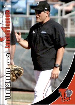2006 Grandstand Lansing Lugnuts #NNO Tom Signore Front