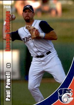 2006 Grandstand Lincoln Saltdogs #12 Paul Powell Front