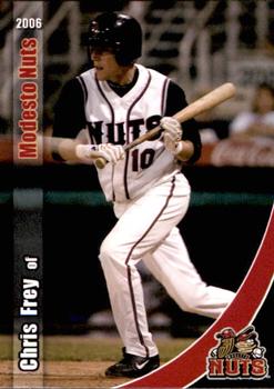 2006 Grandstand Modesto Nuts #2 Chris Frey Front