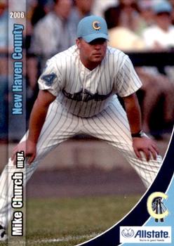 2006 Grandstand New Haven County Cutters #2 Mike Church Front