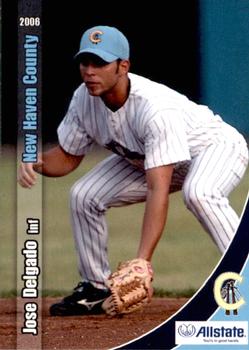 2006 Grandstand New Haven County Cutters #11 Jose Delgado Front