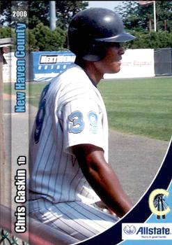 2006 Grandstand New Haven County Cutters #17 Chris Gaskin Front