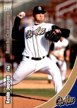 2006 Grandstand Rancho Cucamonga Quakes #16 Kevin Jepsen Front