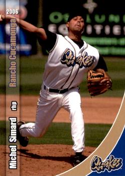 2006 Grandstand Rancho Cucamonga Quakes #17 Michel Simard Front