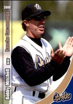 2006 Grandstand Rancho Cucamonga Quakes #27 Bobby Mitchell Front