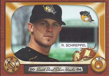 2006 Grandstand South Bend Silver Hawks #NNO Ryan Schreppel Front