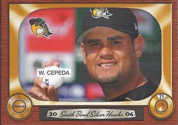 2006 Grandstand South Bend Silver Hawks #NNO Wellington Cepeda Front