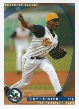 2006 Grandstand Southern League Top Prospects #NNO Tony Peguero Front
