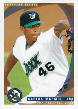 2006 Grandstand Southern League Top Prospects #NNO Carlos Marmol Front