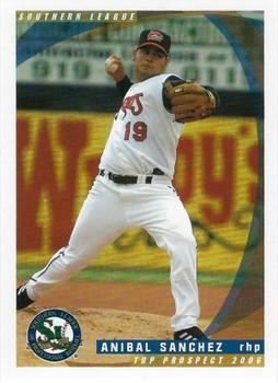 2006 Grandstand Southern League Top Prospects #NNO Anibal Sanchez Front