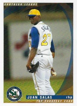 2006 Grandstand Southern League Top Prospects #NNO Juan Salas Front