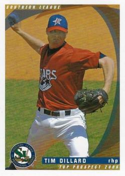 2006 Grandstand Southern League Top Prospects #NNO Tim Dillard Front