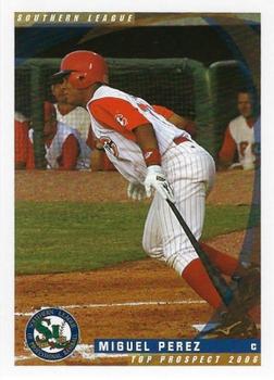 2006 Grandstand Southern League Top Prospects #NNO Miguel Perez Front