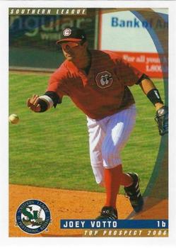 2006 Grandstand Southern League Top Prospects #NNO Joey Votto Front