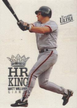 1997 Ultra - HR Kings (Home Run Kings) #12 Matt Williams Front