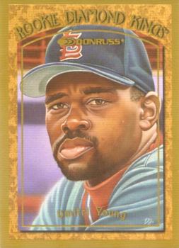 1997 Donruss - Rookie Diamond Kings Canvas #9 Dmitri Young Front