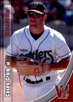 2006 Grandstand Wisconsin Timber Rattlers #3 Casey Craig Front