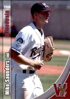 2006 Grandstand Wisconsin Timber Rattlers #18 Mike Saunders Front
