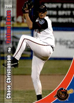 2006 Grandstand Yakima Bears #3 Chase Christianson Front