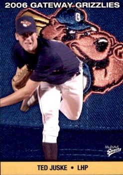 2006 MultiAd Gateway Grizzlies #4 Ted Juske Front