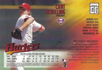 1997 Finest - Embossed #104 Curt Schilling Back