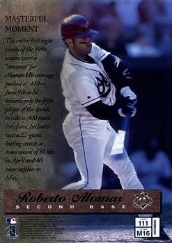 1997 Finest - Embossed #111 Roberto Alomar Back