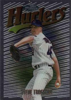1997 Finest - Embossed #132 Steve Trachsel Front