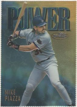 1997 Finest - Embossed #151 Mike Piazza Front