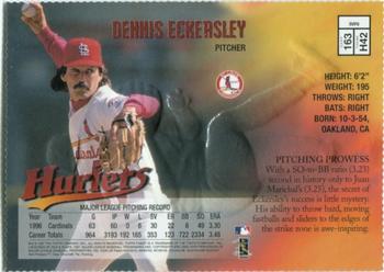 1997 Finest - Embossed #163 Dennis Eckersley Back