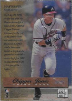 1997 Finest - Embossed #330 Chipper Jones Back