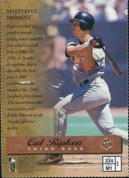 1997 Finest - Embossed #334 Cal Ripken Back