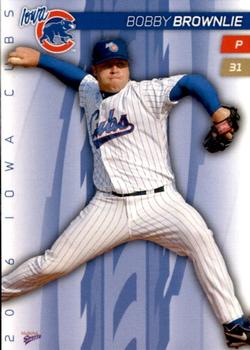 2006 MultiAd Iowa Cubs #3 Bobby Brownlie Front