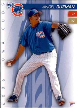 2006 MultiAd Iowa Cubs #10 Angel Guzman Front